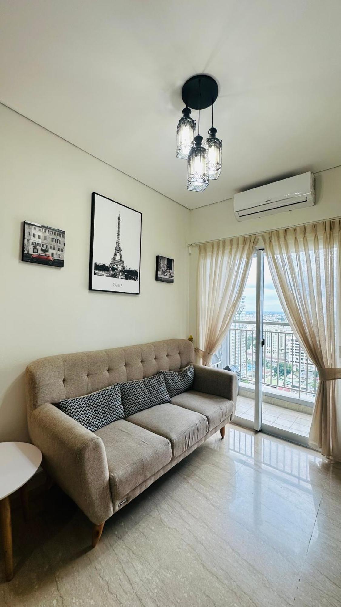 Podomoro View Kota 2br Lantai 17 Full Perabot Apartemen